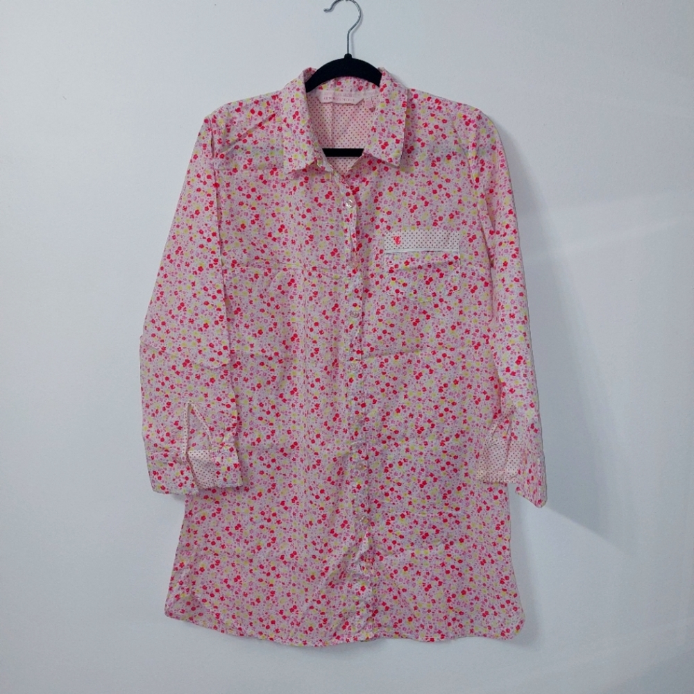 Victoria's Secrets Pajama Floral Print Size M 100%Cotton